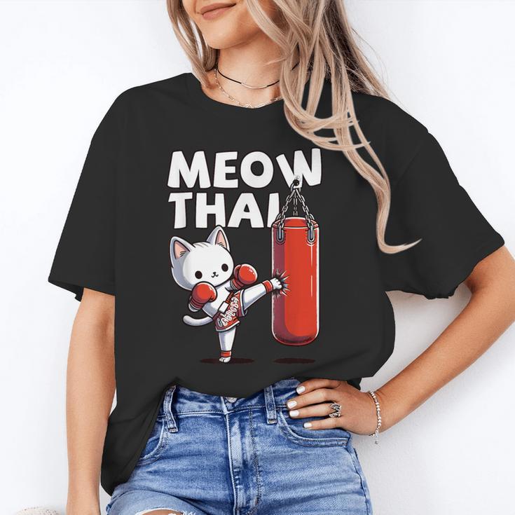 Muay Thai Cat Meow Thai Thai Boxing For Youth Muay Thai Unisex T-Shirt