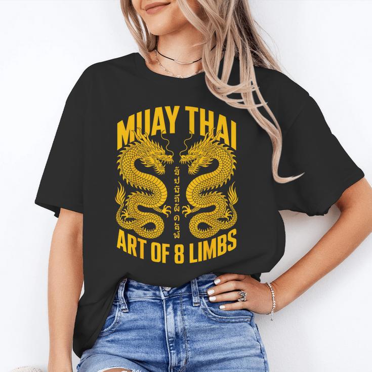 Muay Thai Dragons Thai Boxing Fighter Unisex T-Shirt