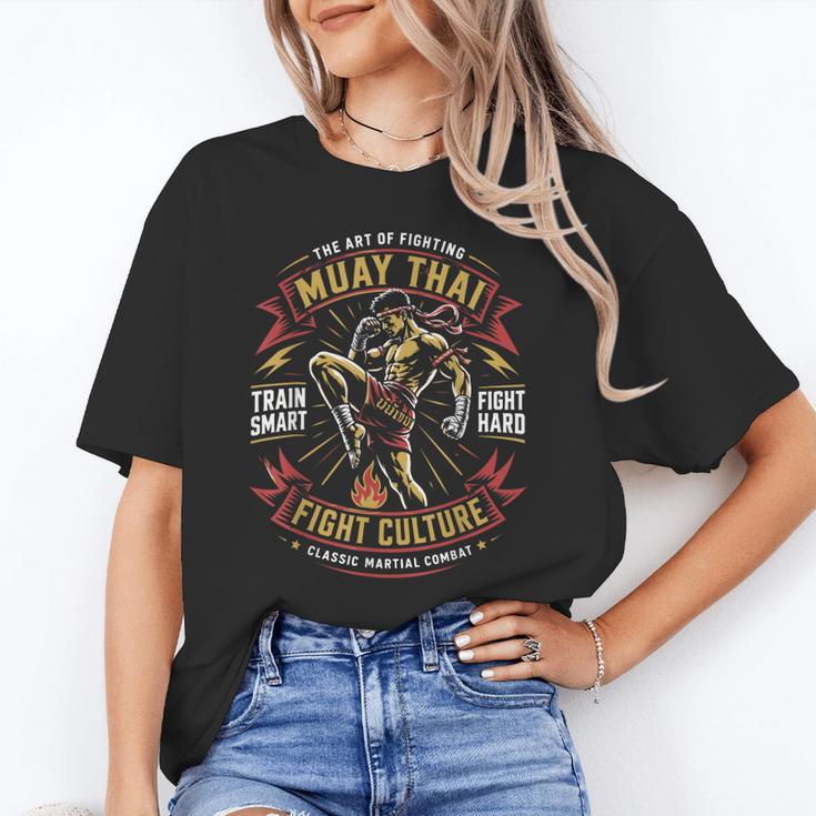 Muay Thai Fighter Training Thai Boxing Coach Unisex T-Shirt