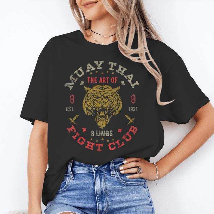 Muay Thai Fighter Vintage Tee Twin Tiger Art Of 8 Limbs Unisex T-Shirt