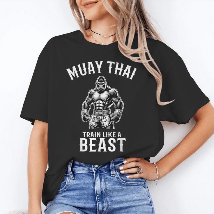 Muay Thai Gorilla Kickboxing And Gorilla Thai Boxing Unisex T-Shirt