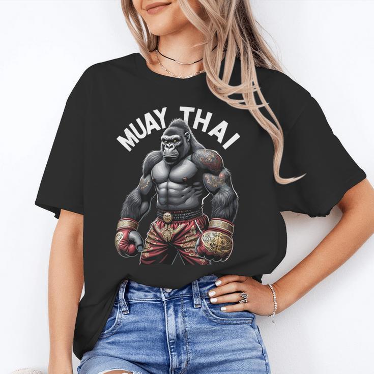 Muay Thai Gorilla Strength Power Fighter Unisex T-Shirt