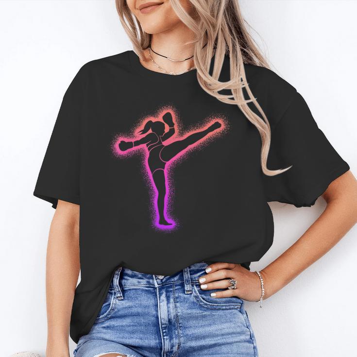 Muay Thai Martial Arts Kickboxer Women Girls Kickboxing Unisex T-Shirt