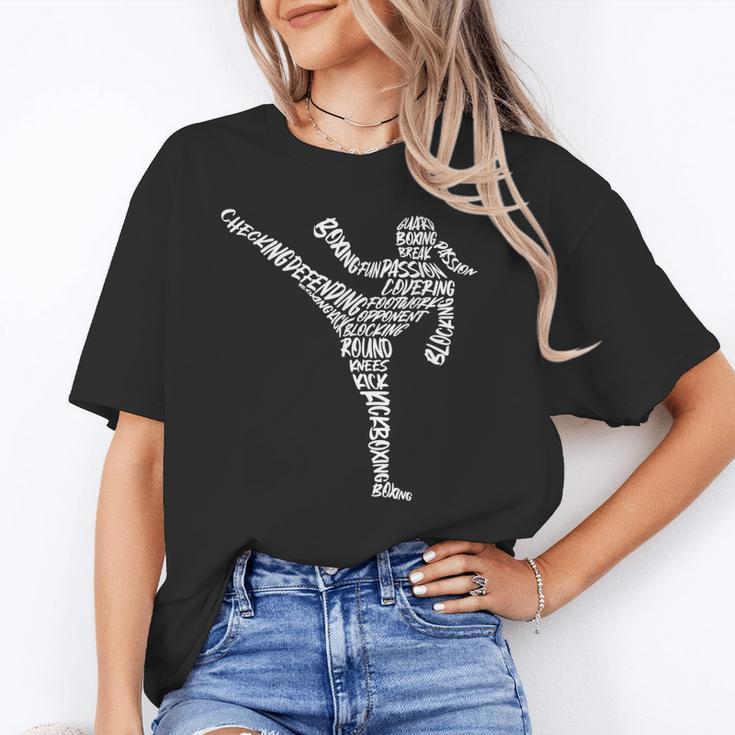 Muay Thai Martial Arts Typography Kickboxer Girls Kickboxing Unisex T-Shirt Muay Thai Martial Arts Typography Kickboxer Girls Kickboxing Unisex T-Shirt