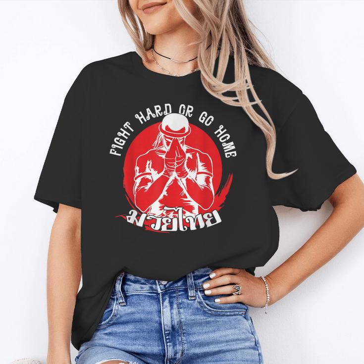 Muay Thai Sport Fight Hard Or Go Home Fighter Muay Thai Unisex T-Shirt