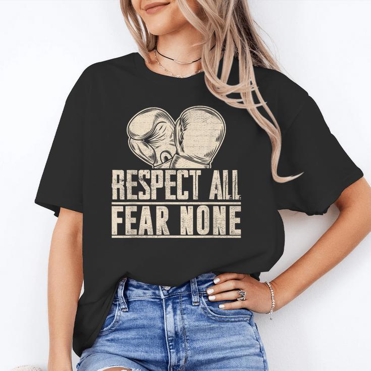 Respect All Fear None Muay Thai Unisex T-Shirt Respect All Fear None Muay Thai Unisex T-Shirt