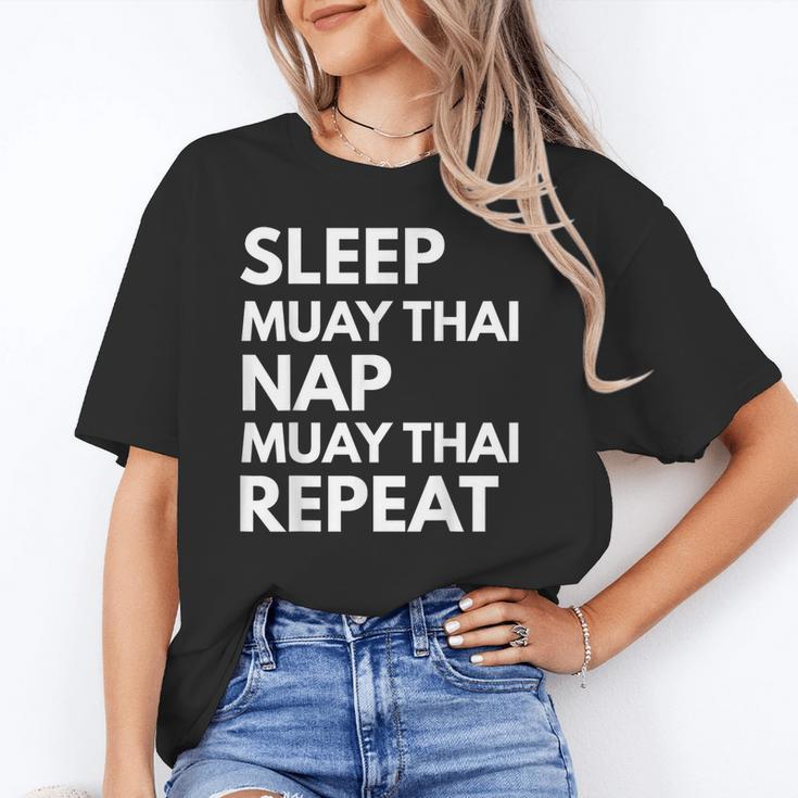 Sleep Nap Muay Thai Repeat Lover Martial Arts Unisex T-Shirt