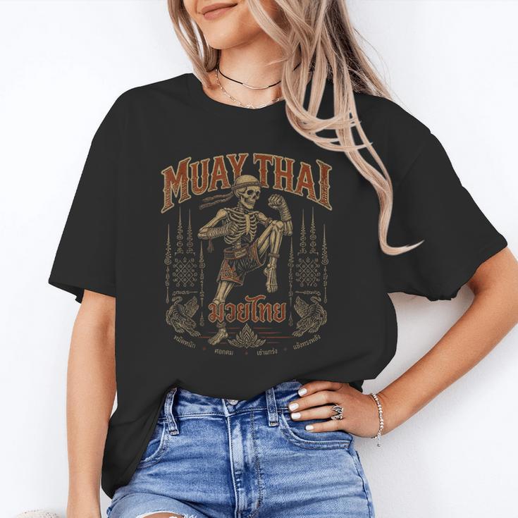 Vintage Muay Thai Belt Thai Boxing Warrior Fighter Skeleton Unisex T-Shirt Vintage Muay Thai Belt Thai Boxing Warrior Fighter Skeleton Unisex T-Shirt