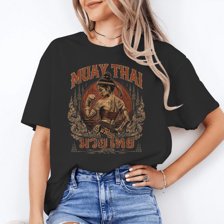 Weathered Muay Thai Fighter Thai Boxing Warrior Art Unisex T-Shirt