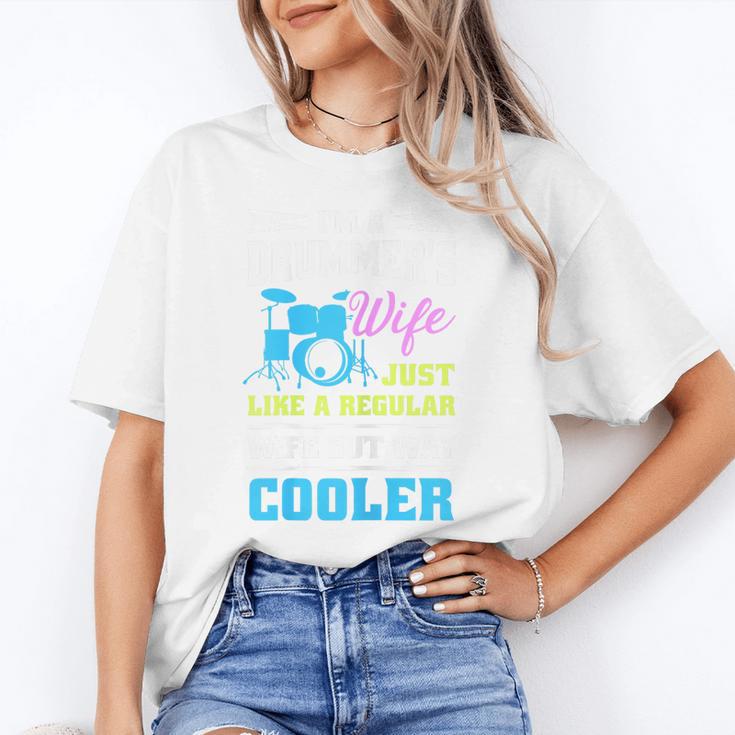 Cool Drum Kit Percussionist Drummer Wife Quote Image T-Shirt Unisex T-Shirt Cool Drum Kit Percussionist Drummer Wife Quote Image T-Shirt Unisex T-Shirt