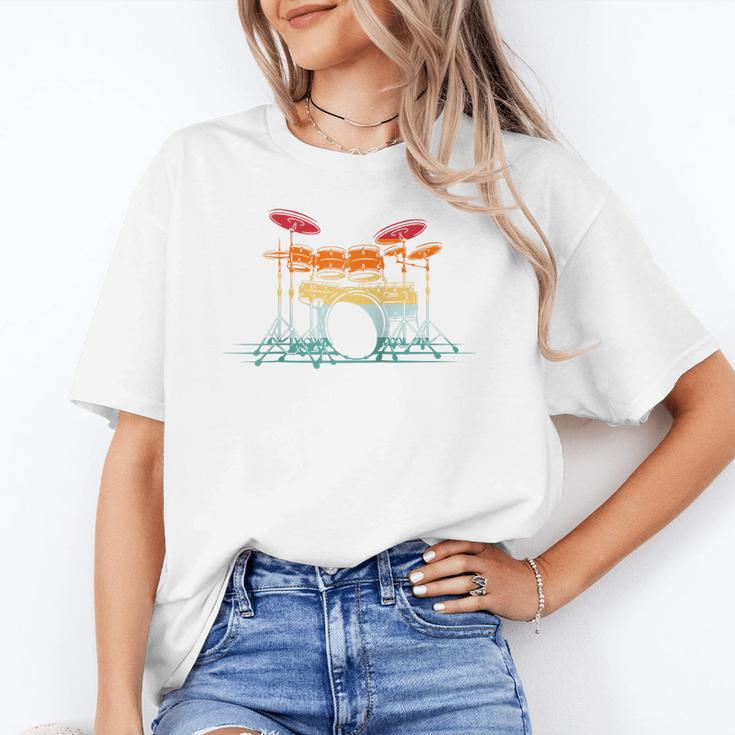 Drum Kit Musical Retro Instrument Musician Raglan Baseball Tee Unisex T-Shirt Drum Kit Musical Retro Instrument Musician Raglan Baseball Tee Unisex T-Shirt