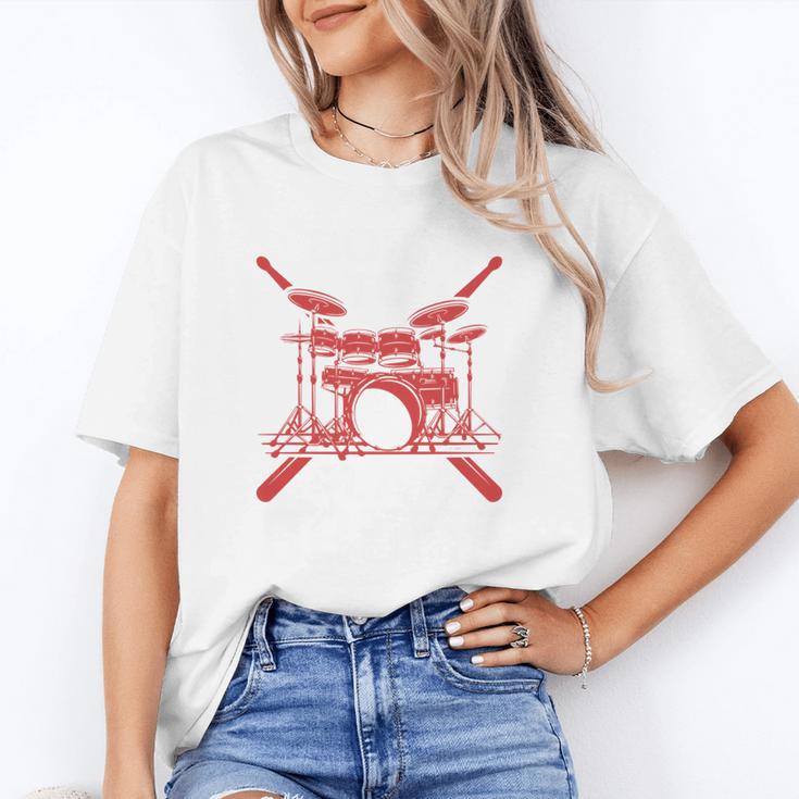 Drum Kit Percussion For Drummer Percussionist Musician Unisex T-Shirt Drum Kit Percussion For Drummer Percussionist Musician Unisex T-Shirt
