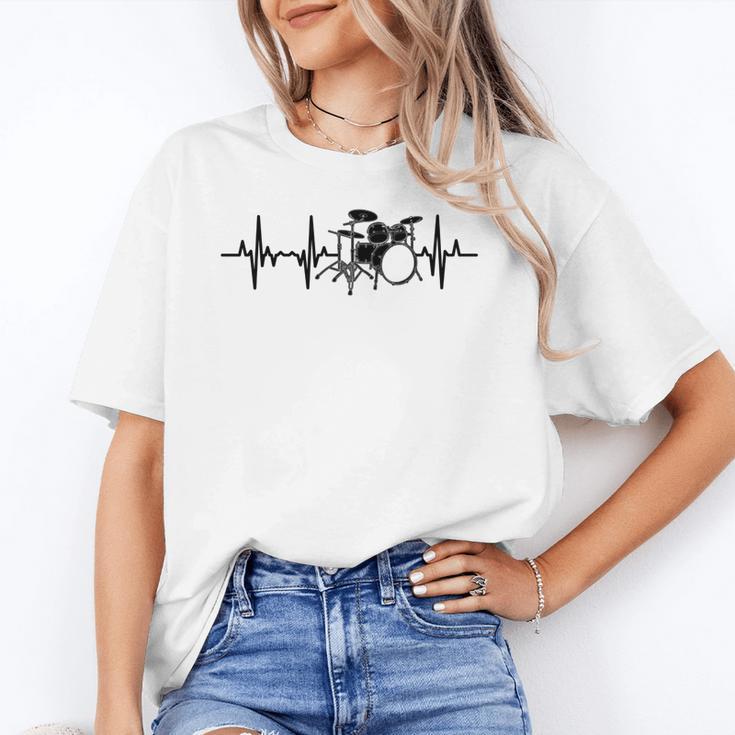 Drum Kit Pulse Line Rock Artist Drum Set Unisex T-Shirt Drum Kit Pulse Line Rock Artist Drum Set Unisex T-Shirt
