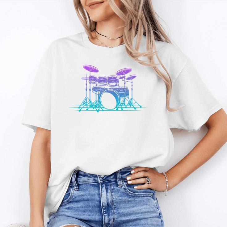 Drum Kit Set Drummer Pullover Unisex T-Shirt