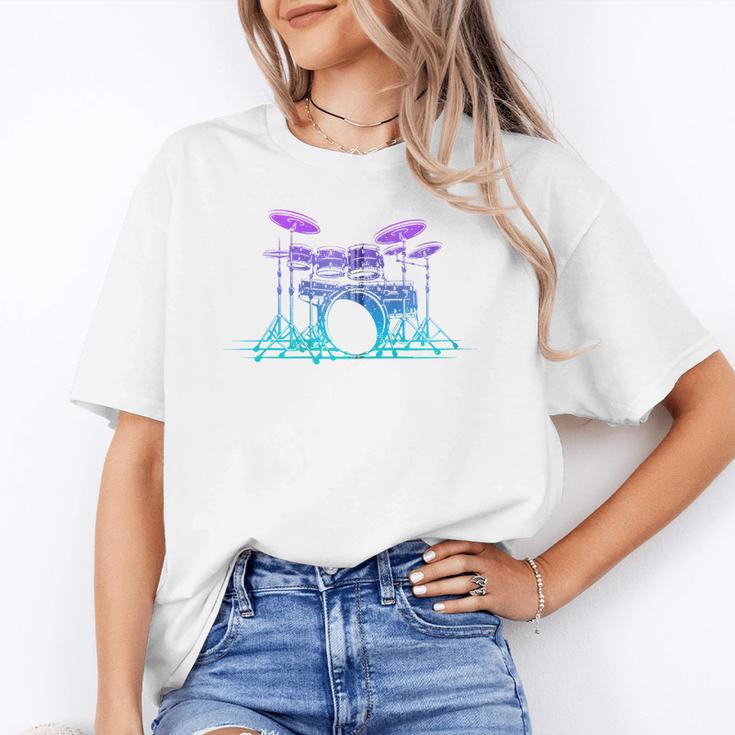 Drum Kit Set Drummer Zip Unisex T-Shirt Drum Kit Set Drummer Zip Unisex T-Shirt