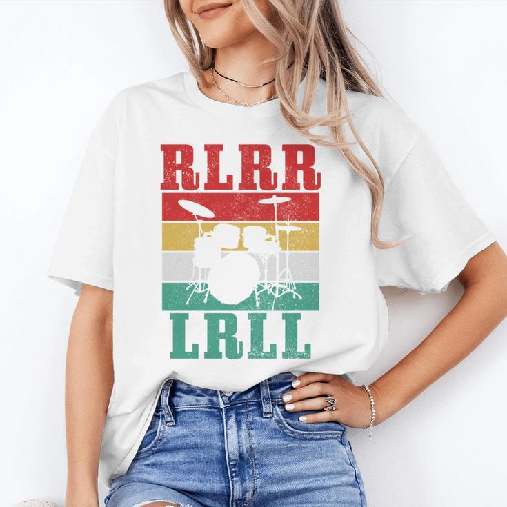 Drummer RLRR LRLL Vintage Drum Kit Sweatshirt Unisex T-Shirt Drummer RLRR LRLL Vintage Drum Kit Sweatshirt Unisex T-Shirt