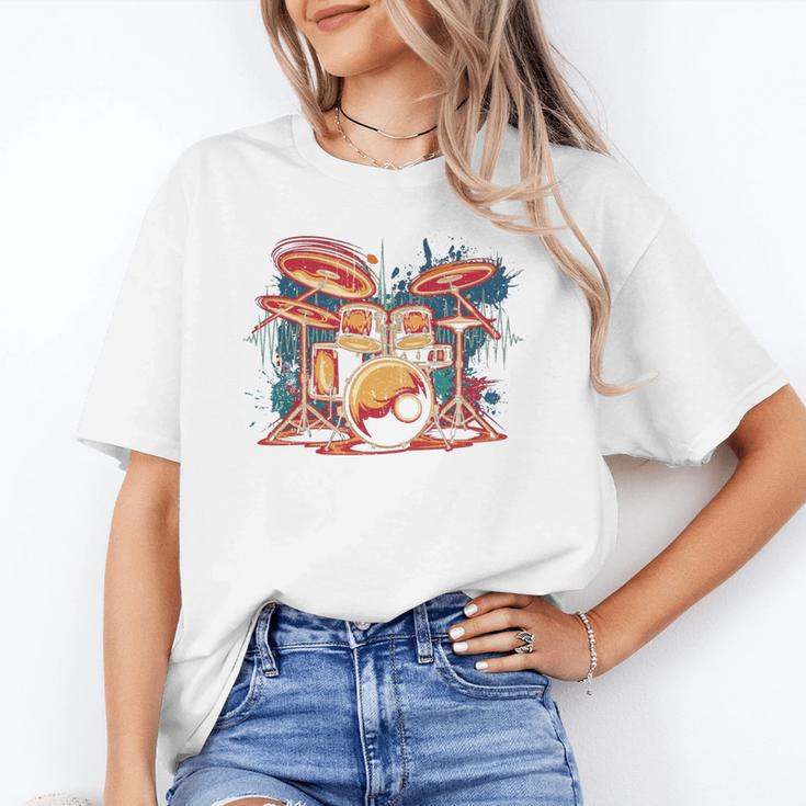 Dynamic Drum Kit For Drummers And Rock Music Lovers Sweatshirt Unisex T-Shirt