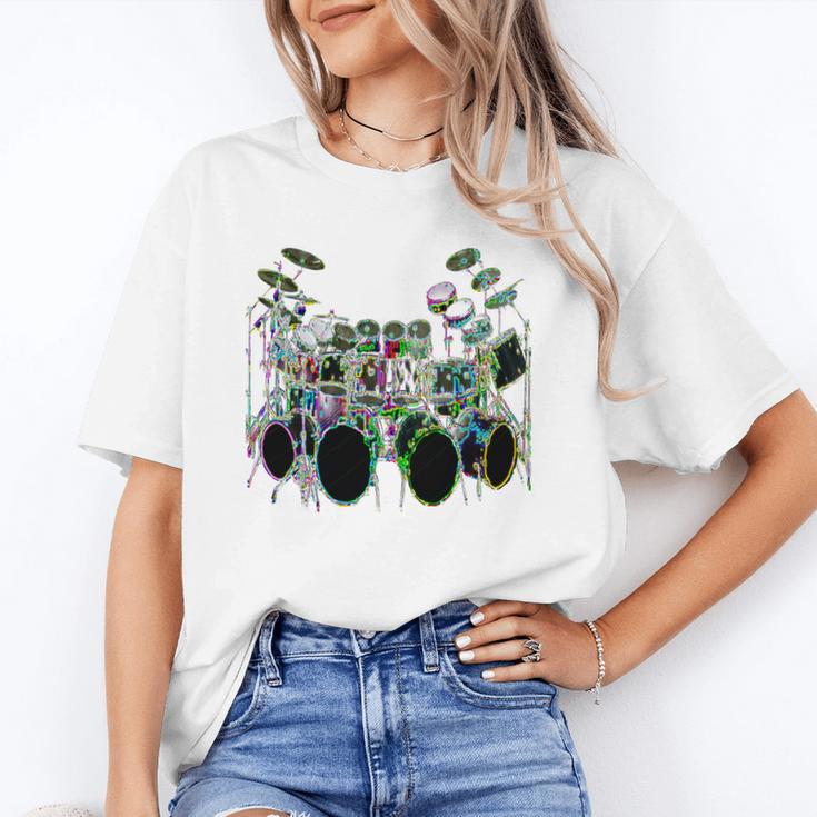 Large Drum Kit With Many Drums Unisex T-Shirt Large Drum Kit With Many Drums Unisex T-Shirt