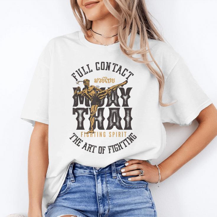 Muay Thai Fighter MMA Full Contact Retro Kickboxing Unisex T-Shirt Muay Thai Fighter MMA Full Contact Retro Kickboxing Unisex T-Shirt