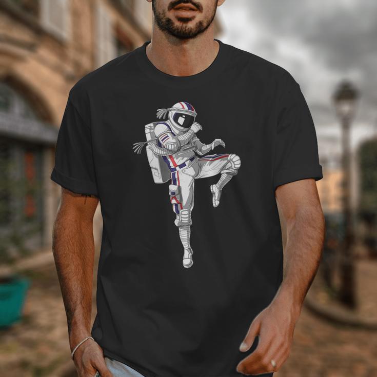 Astronaut Muay Thai Boxing Karate Kickboxing Martial Arts Unisex T-Shirt