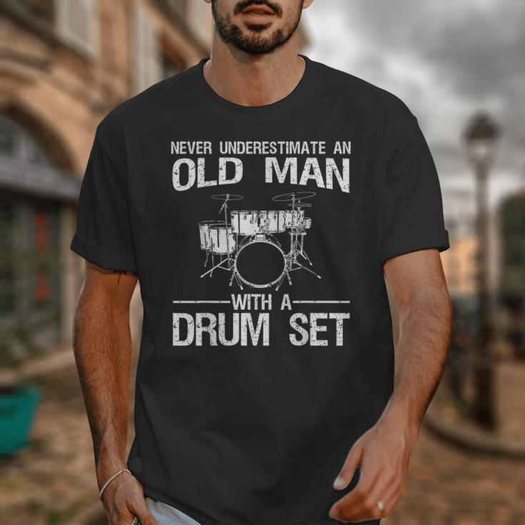 Cool Drummer Art Men Dad Drum Set Player Drum Kit Musician Unisex T-Shirt Cool Drummer Art Men Dad Drum Set Player Drum Kit Musician Unisex T-Shirt