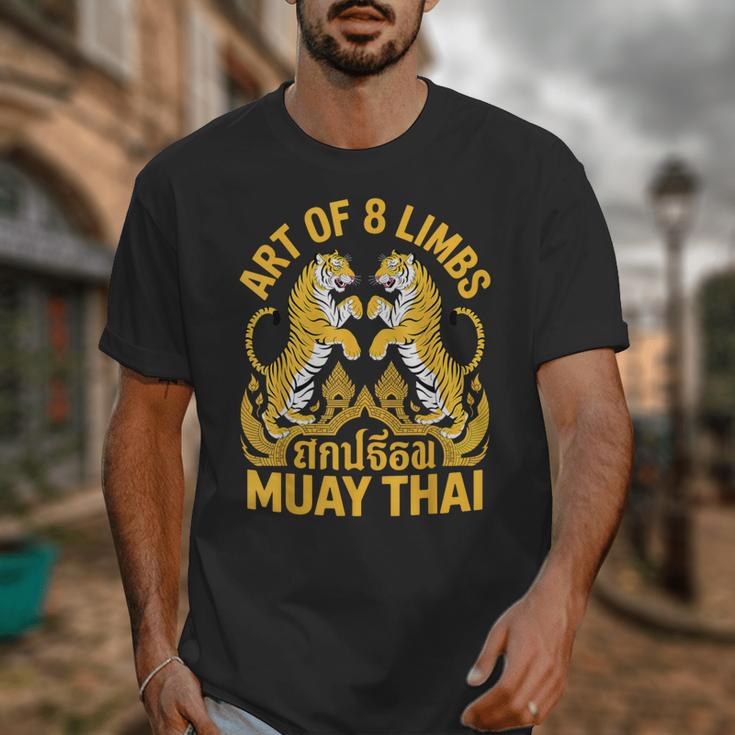 Cute Muay Thai Art For Men Women Kids Muay Thai Lovers Unisex T-Shirt
