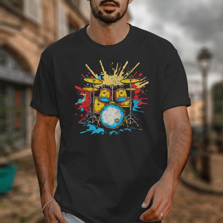 Drum Kit Steamwave Music Band Unisex T-Shirt Drum Kit Steamwave Music Band Unisex T-Shirt