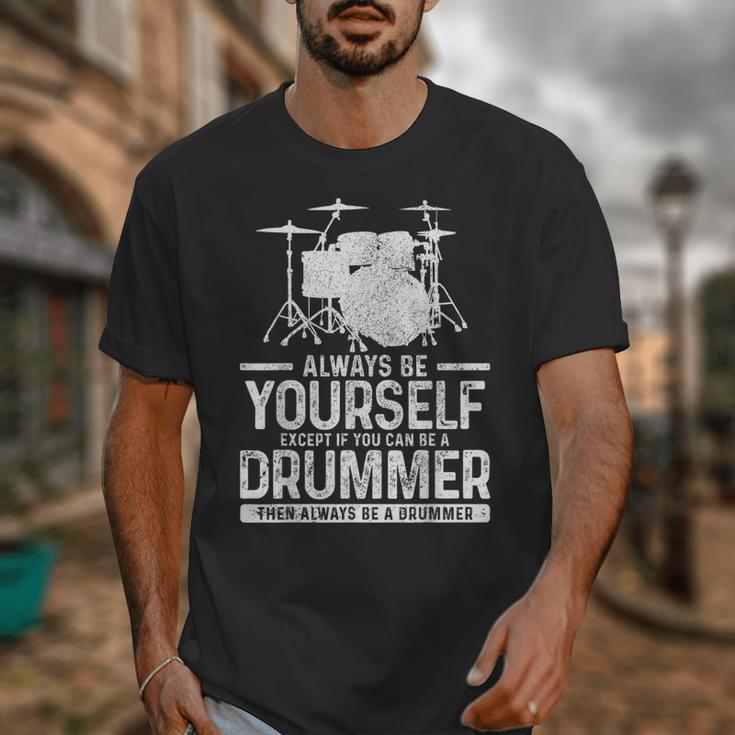 Drummer Drum Kit Saying Drummer Unisex T-Shirt Drummer Drum Kit Saying Drummer Unisex T-Shirt