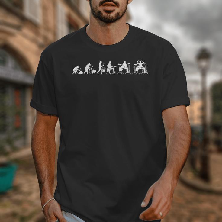 Drummer Evolution Drum Kit Unisex T-Shirt Drummer Evolution Drum Kit Unisex T-Shirt