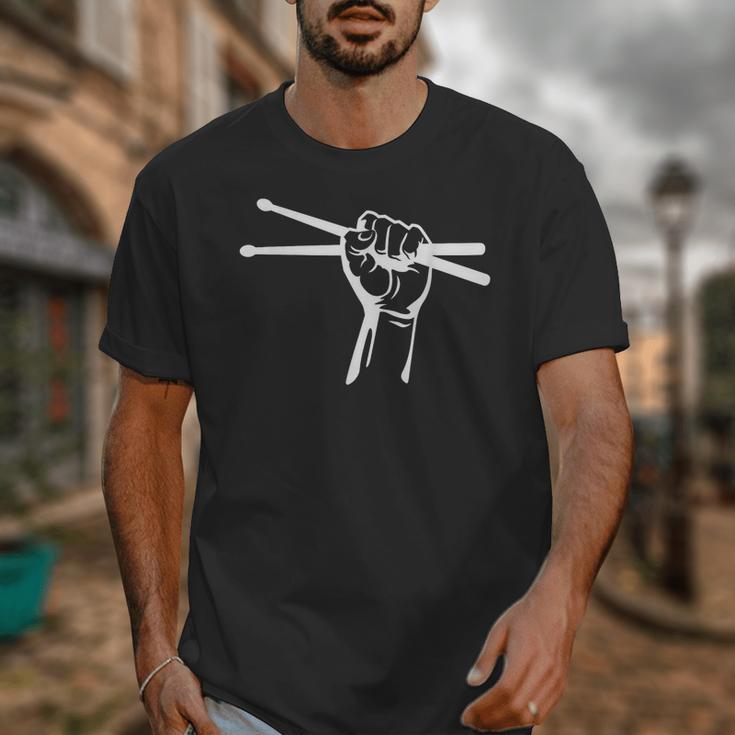 Drumsticks Hand Drum Kit Drummer Unisex T-Shirt Drumsticks Hand Drum Kit Drummer Unisex T-Shirt