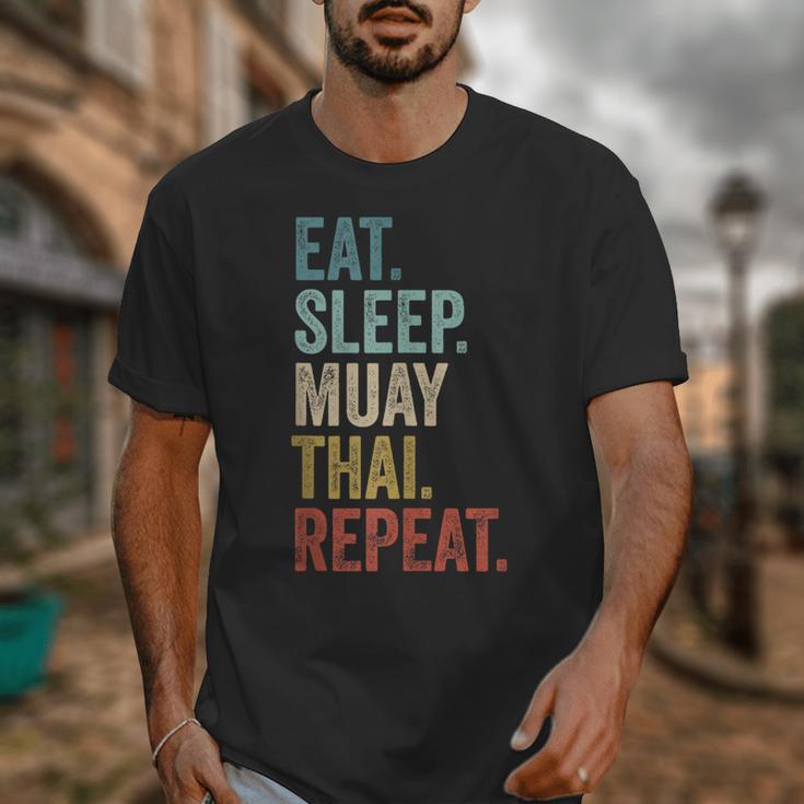 Eat Sleep Muay Thai Repeat Thai Boxing Unisex T-Shirt