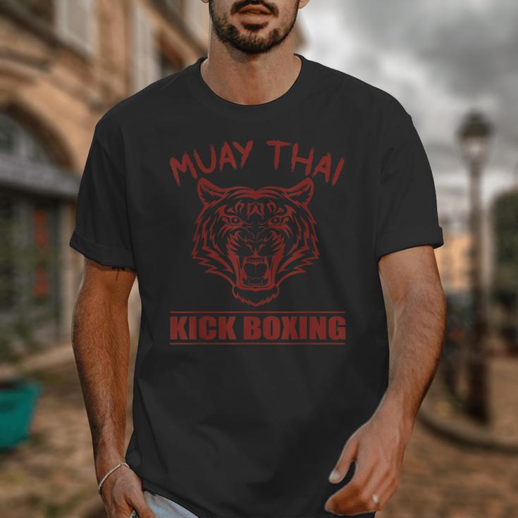 Great Muay Thai Tiger Kickboxing Martial Artist Unisex T-Shirt