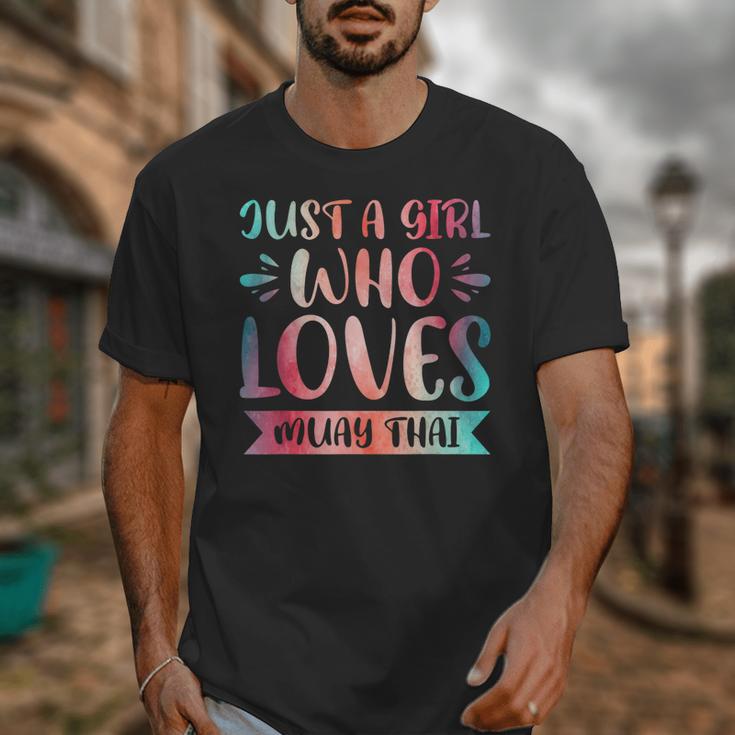 Just a Girl Who Loves Muay Thai Unisex T-Shirt