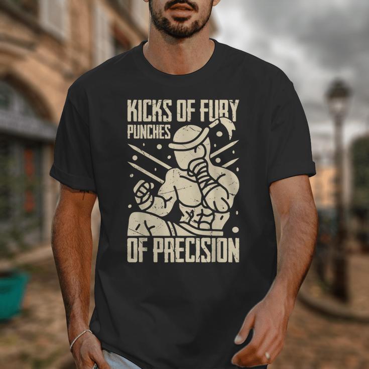 Kicks Of Fury Punches Of Precision Muay Thai Unisex T-Shirt Kicks Of Fury Punches Of Precision Muay Thai Unisex T-Shirt