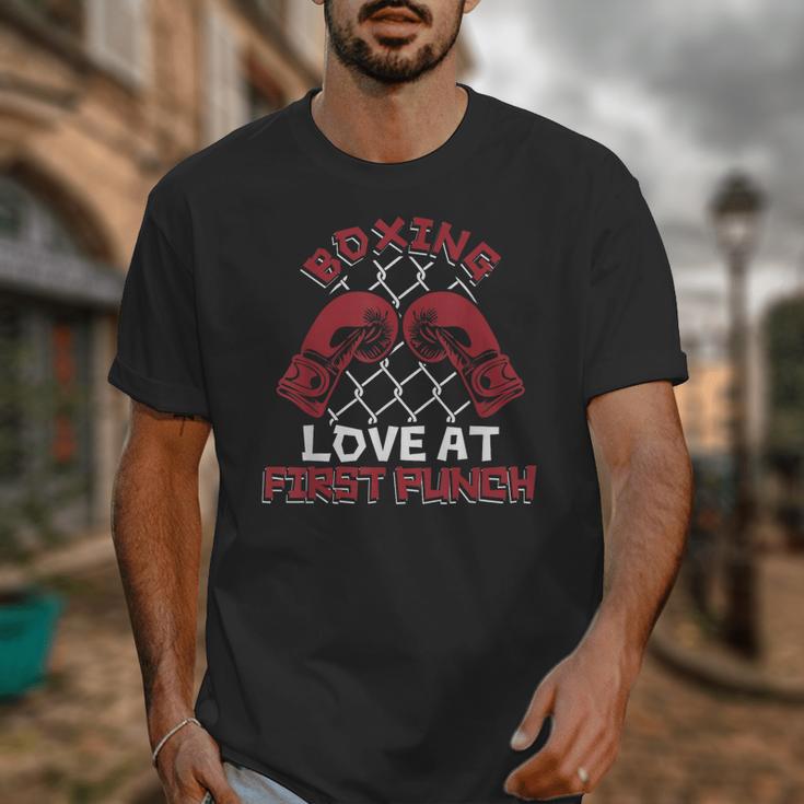 Love At First Punch Professional Boxer Muay Thai Boxing Unisex T-Shirt