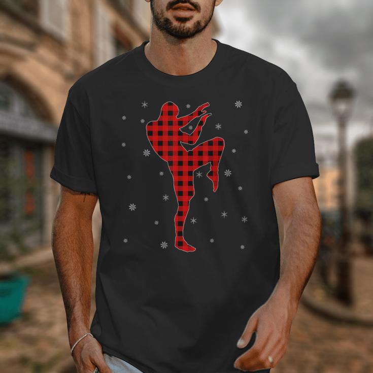 Matching Muay Thai Martial Arts Christmas Pajama Unisex T-Shirt
