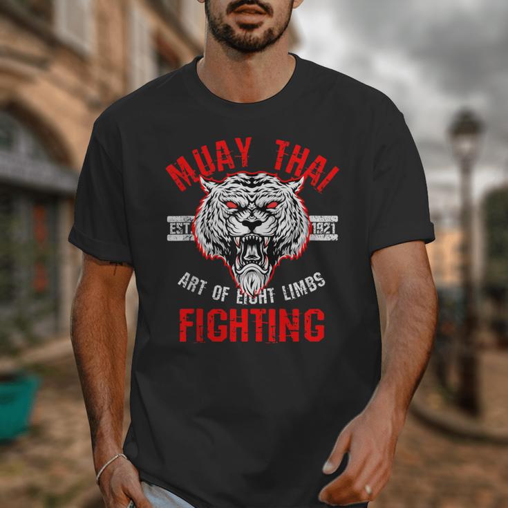 Muay Thai Art Of Eight Limbs Sak Yant Thai Boxing MMA Arts Unisex T-Shirt Muay Thai Art Of Eight Limbs Sak Yant Thai Boxing MMA Arts Unisex T-Shirt