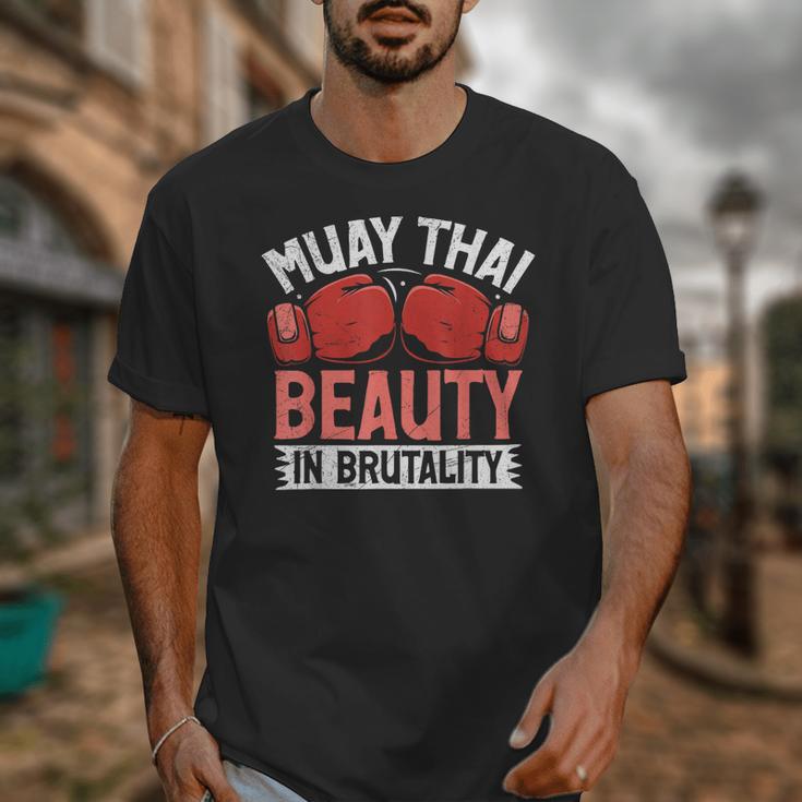Muay Thai Beauty In Brutality Muay Thai Unisex T-Shirt Muay Thai Beauty In Brutality Muay Thai Unisex T-Shirt