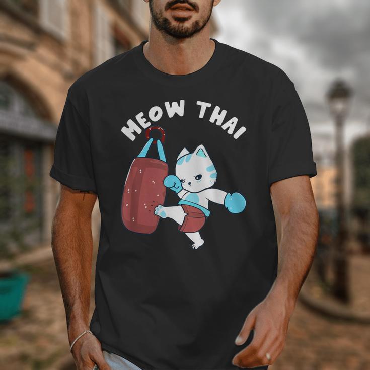 Muay Thai Cat Meow Thai Punch Bag Martial Arts Unisex T-Shirt Muay Thai Cat Meow Thai Punch Bag Martial Arts Unisex T-Shirt