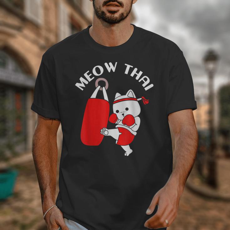 Muay Thai Cat Meow Thai Unisex T-Shirt Muay Thai Cat Meow Thai Unisex T-Shirt