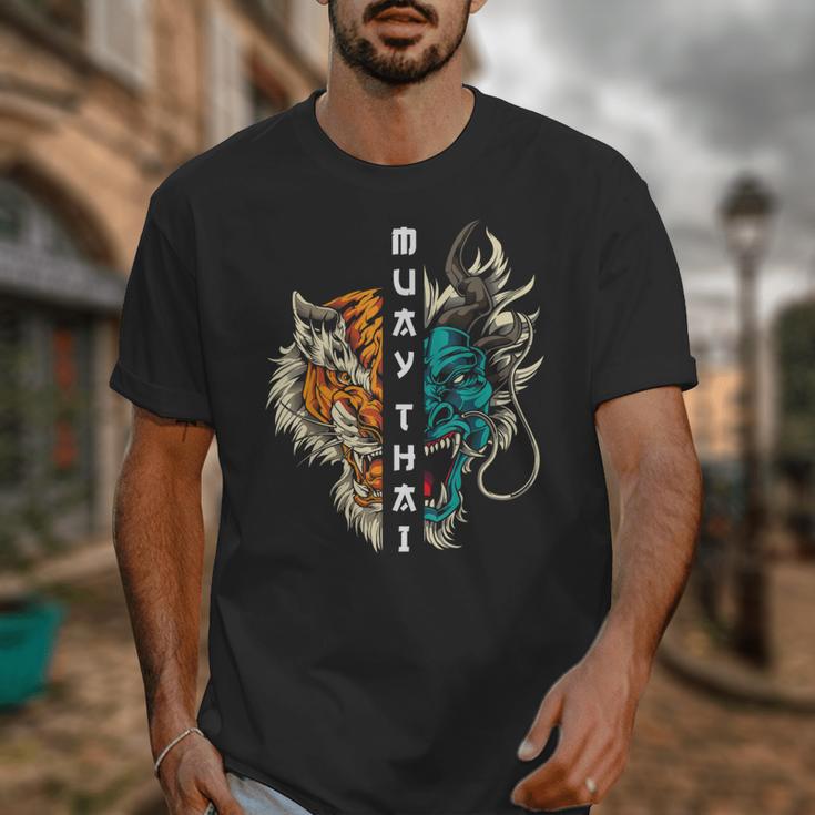 Muay Thai Dragon Tiger Unisex T-Shirt Muay Thai Dragon Tiger Unisex T-Shirt