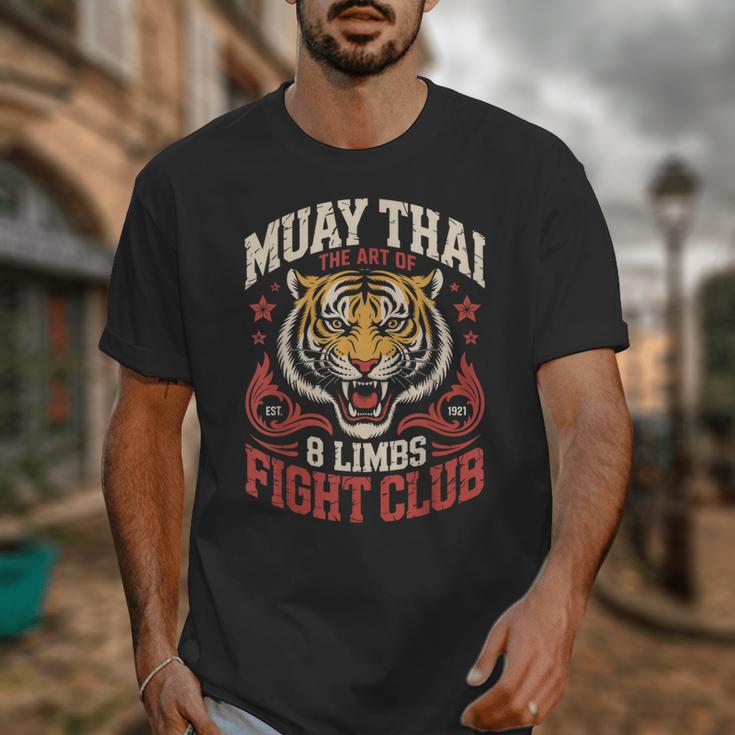 Muay Thai Fighter Tiger 8 Limbs Thai Boxing Unisex T-Shirt Muay Thai Fighter Tiger 8 Limbs Thai Boxing Unisex T-Shirt