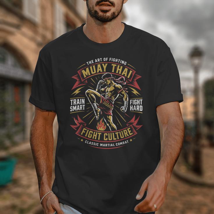 Muay Thai Fighter Training Thai Boxing Coach Unisex T-Shirt