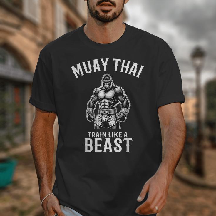Muay Thai Gorilla Kickboxing And Gorilla Thai Boxing Unisex T-Shirt