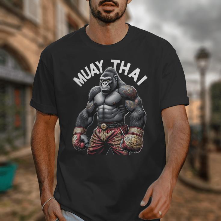 Muay Thai Gorilla Strength Power Fighter Unisex T-Shirt