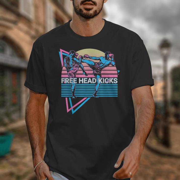 Muay Thai Kickboxing Retro Free Head Kicks Unisex T-Shirt Muay Thai Kickboxing Retro Free Head Kicks Unisex T-Shirt