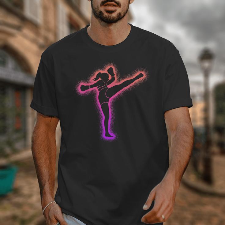 Muay Thai Martial Arts Kickboxer Women Girls Kickboxing Unisex T-Shirt