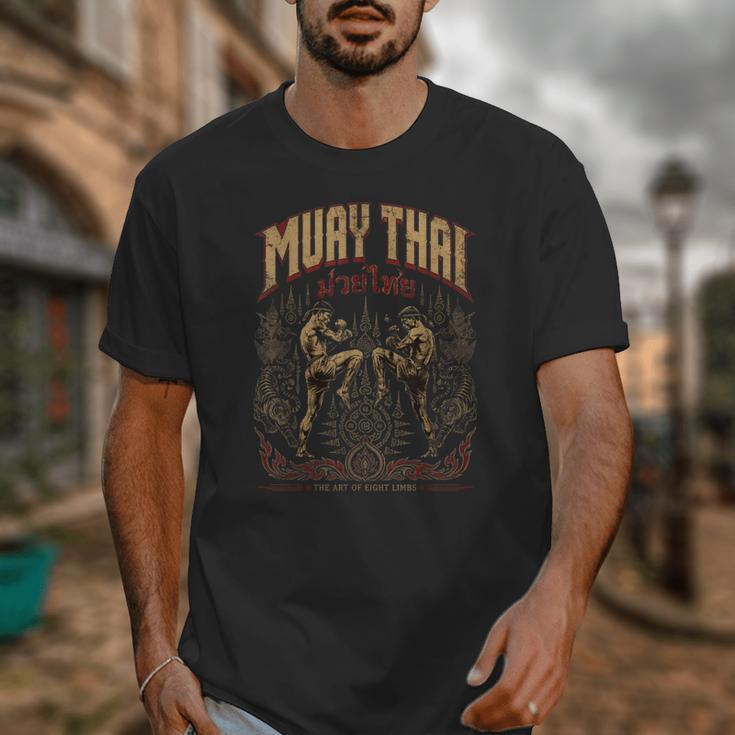 Muay Thai Nak Muay Vintage Thai Boxing Warrior Art Unisex T-Shirt Muay Thai Nak Muay Vintage Thai Boxing Warrior Art Unisex T-Shirt