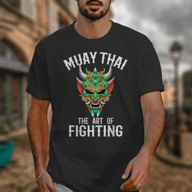 Muay Thai Oni Mask Thai Boxing And Kickboxing Unisex T-Shirt Muay Thai Oni Mask Thai Boxing And Kickboxing Unisex T-Shirt