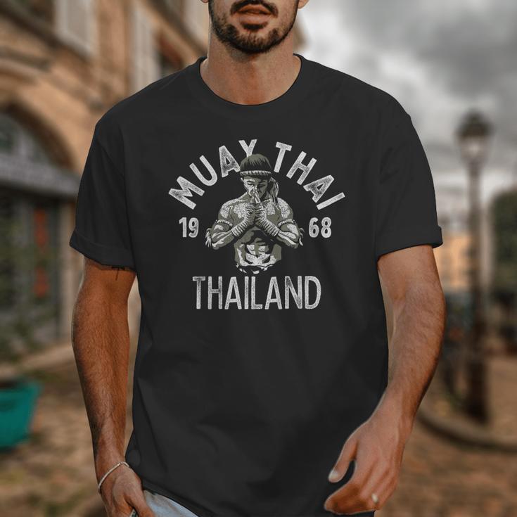 Muay Thai Thailand Vintage Tiger Fighter Training Small Unisex T-Shirt Muay Thai Thailand Vintage Tiger Fighter Training Small Unisex T-Shirt